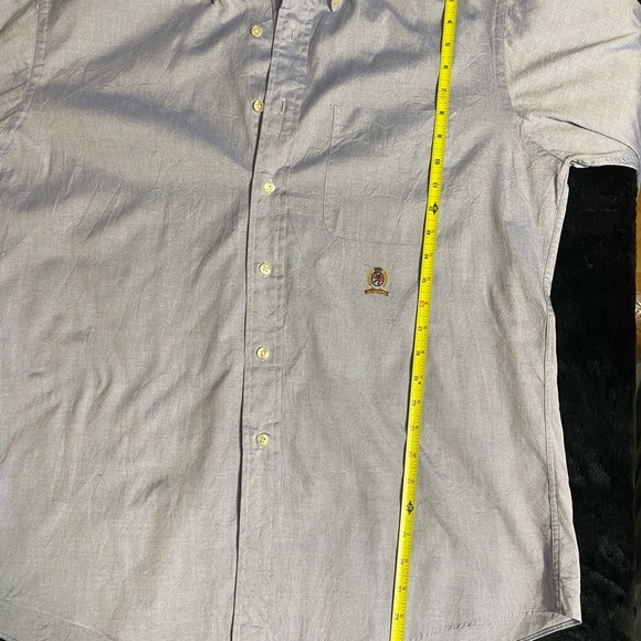 Vintage Tommy Hilfiger Blue Relaxed Fit Casual Shirt - Picture 8 of 12